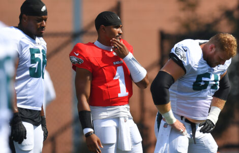 Eagles Patriots Camp Football